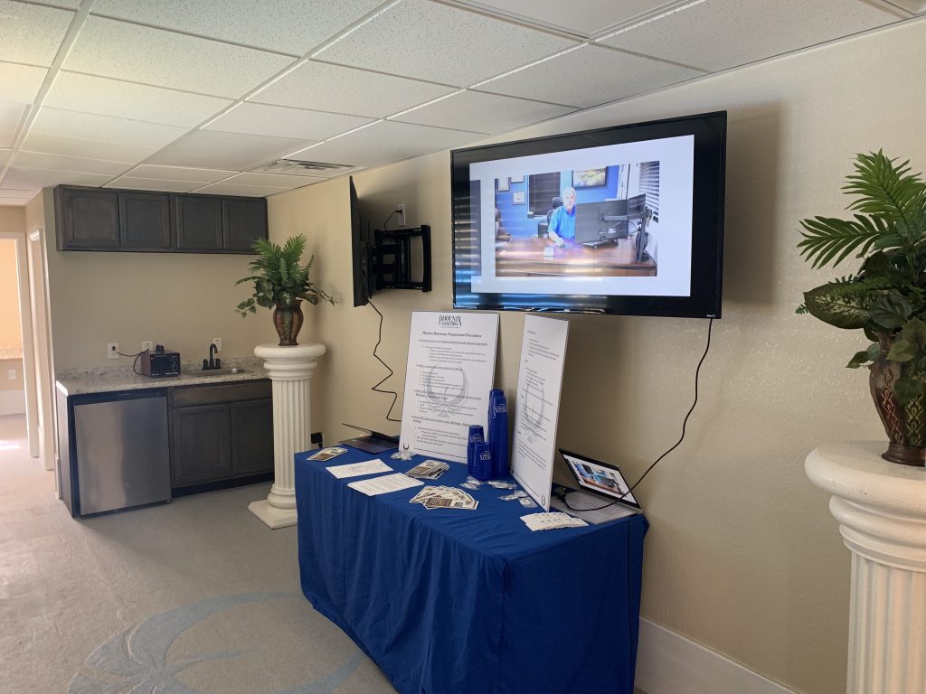 Corporate event for client. The Big Reveal of the Disaster Response Command Center @ Phoenix Coatings. They are the only locally owned Business that has a command center here locally. Call them today to find out more . 850-857-4740.